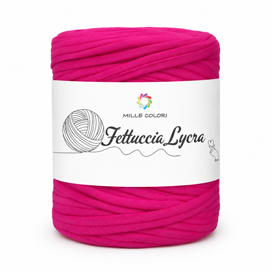 Fettuccia T-shirt 350g per borse Rosa Scuro