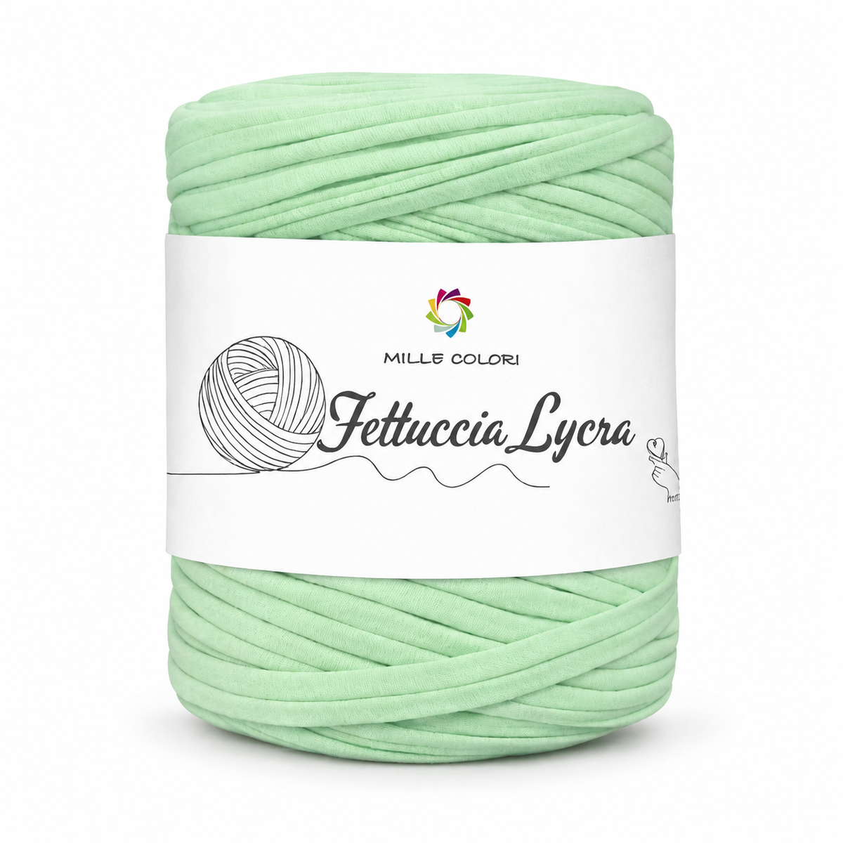 Fettuccia T-shirt 350g per Fettuccia T-shirt 350g per borse Verde Acqua