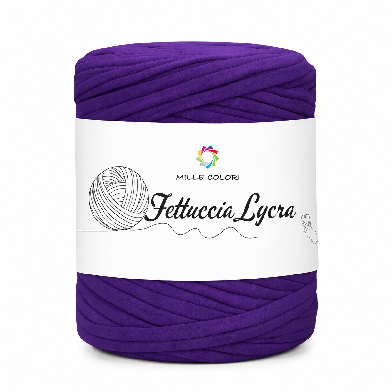 Fettuccia T-shirt 350g per borse Viola