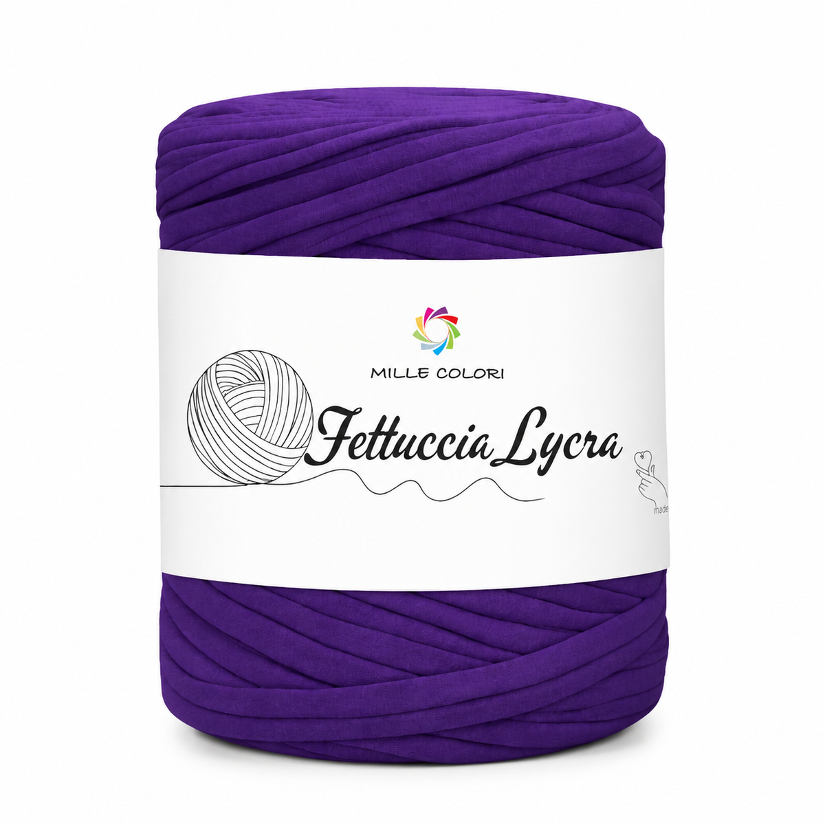 Fettuccia T-shirt 350g per borse Viola