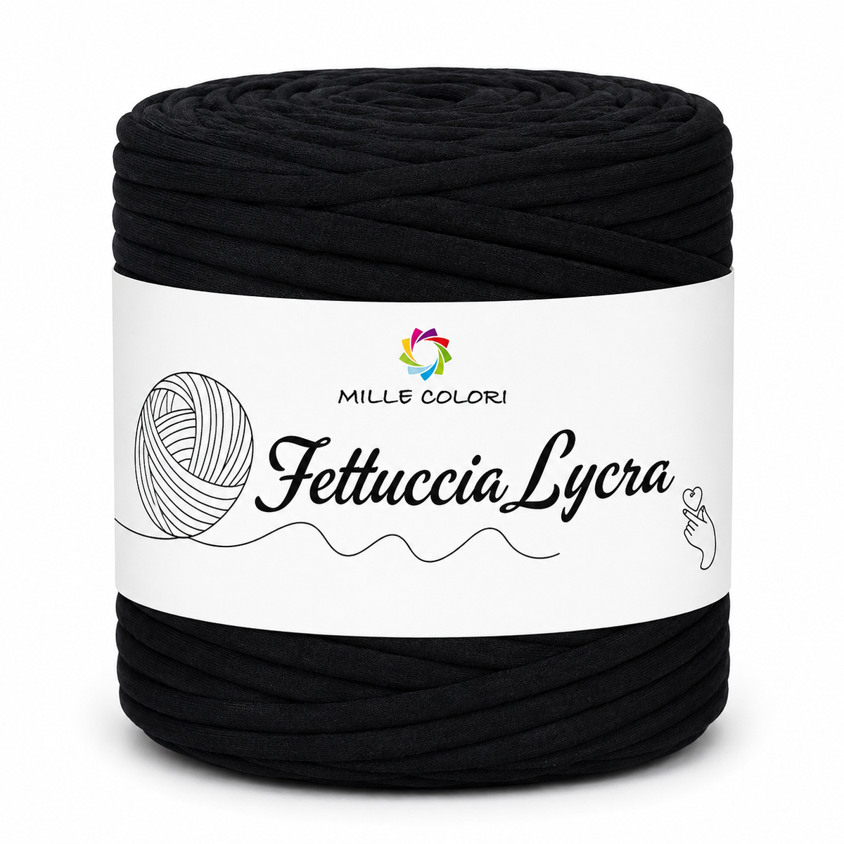 Nero – Fettuccia T-shirt 650 g – Tutti i Colori – Immagine 1 di 4
