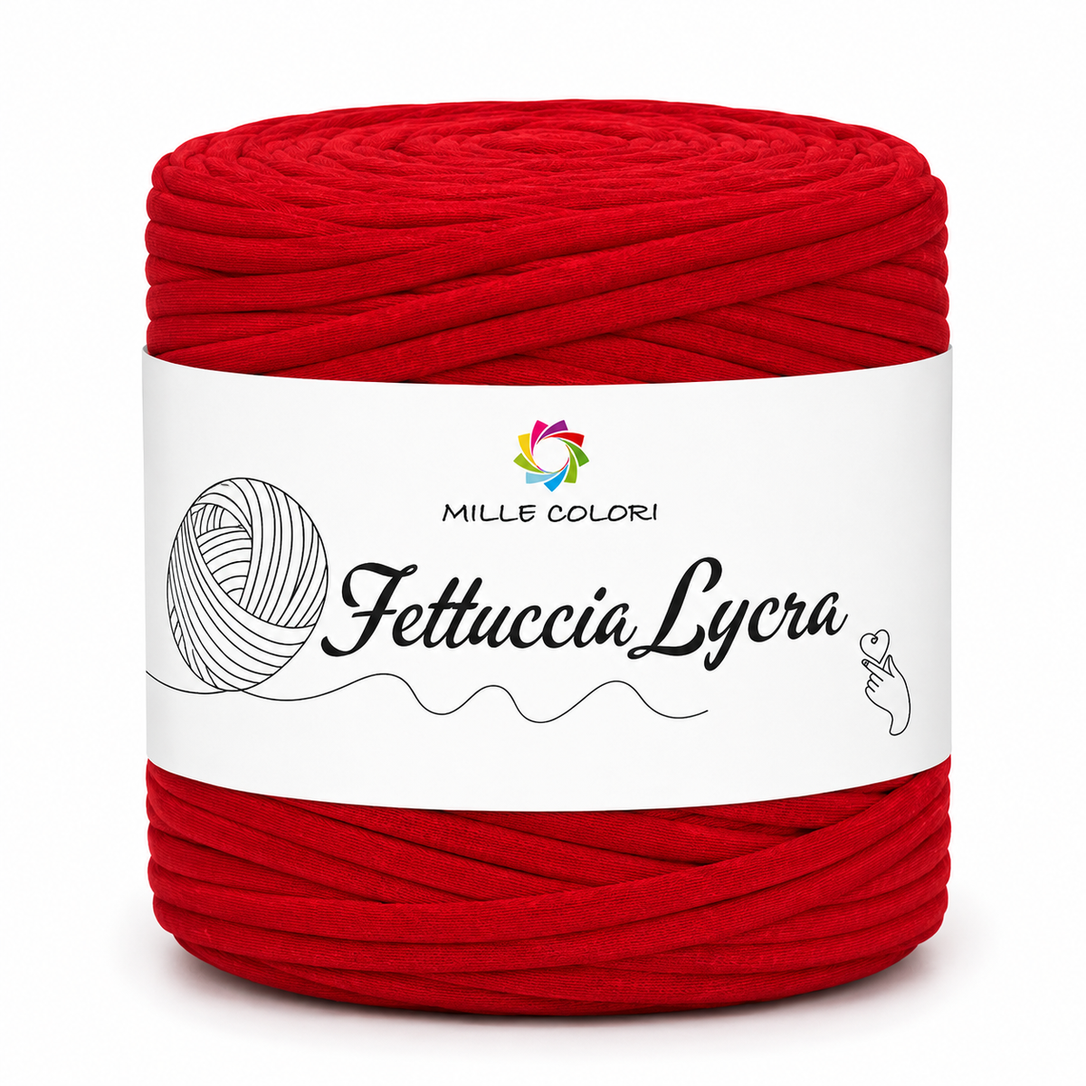 Rosso – Fettuccia T-shirt 650 g – Tutti i Colori – Immagine 1 di 4