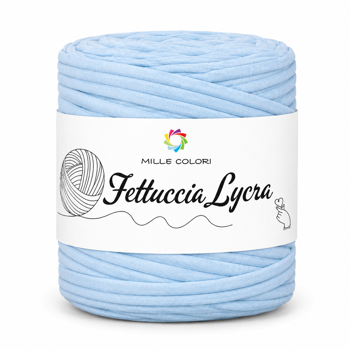 Azzurro – Fettuccia T-shirt 350 g – Tutti i Colori – Immagine 4 di 4
