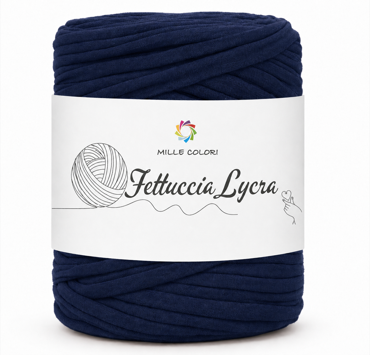 Blu navy – Fettuccia T-shirt 650 g – Tutti i Colori – Immagine 2 di 4