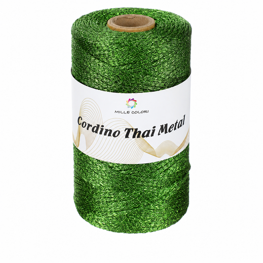 Filato Metallico Verde Mela