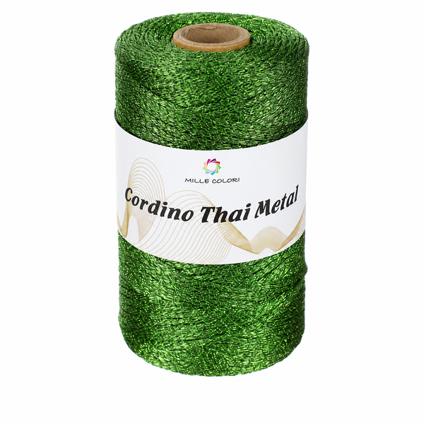 Filato Metallico Verde Mela