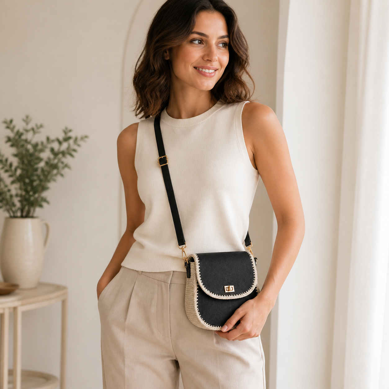 Kit_per_Borsa_Fai_da_Te_con_Tracolla_Regolabile_e_Componenti_in_Ecopelle_Mille_Colori_Nero-MODELLO
