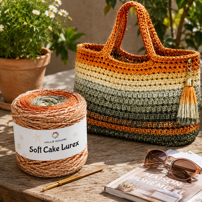 Ambra del Bosco – Filato Soft Cake Lurex 250 g – Tutte le Tonalità – Immagine 3 di 3