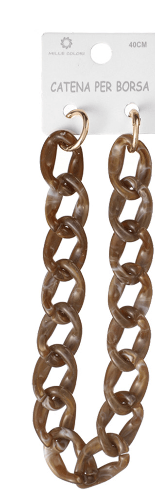 Catena per Borsa Maglie Ovali Effetto Marmo – 40CM - WE MAKE DIY - MILLE COLORI