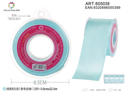 NASTRO DI  RASO - BLU TIFFANY
