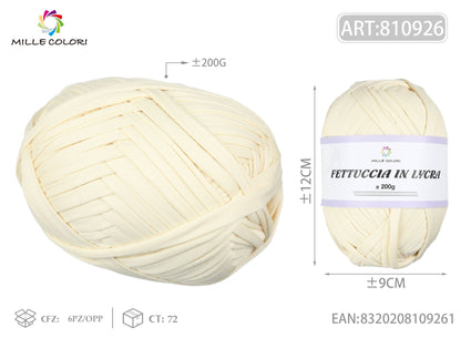 Beige – Fettuccia in Lycra 200 g – Tutti i Colori – Immagine 1 di 1