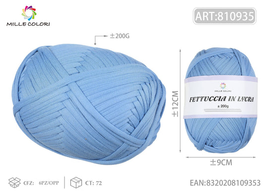 FETTUCCIA IN LYCRA 200G BLU JEANS - WE MAKE DIY - MILLE COLORI