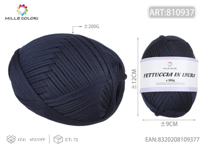 Blu Navy – Fettuccia in Lycra 200 g – Tutti i Colori – Immagine 1 di 1