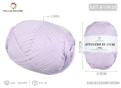 Lilla Chiaro – Fettuccia in Lycra 200 g – Tutti i Colori – Immagine 1 di 1