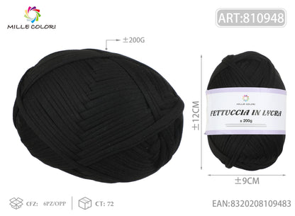 Nero – Fettuccia in Lycra 200 g – Tutti i Colori – Immagine 1 di 1