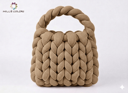 Cachi Chiaro – Filato Marshmallow a Coste 500 g – Tutti i Colori – Immagine 2 di 2