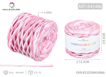 Col.05 – Gomitolo di Rafia Colorata 100 g – Tutti i Colori – Immagine 2 di 2