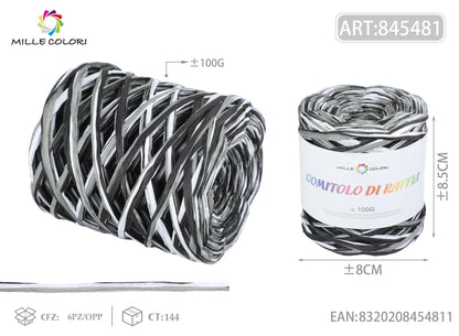 Col.08 – Gomitolo di Rafia Colorata 100 g – Tutti i Colori – Immagine 1 di 2