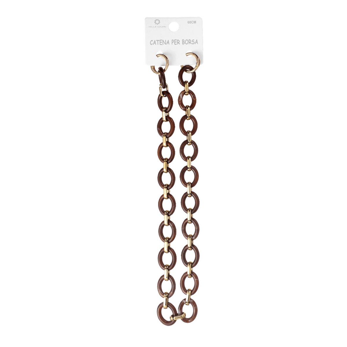 Catena Rotonda Resina 60 cm - MARONE