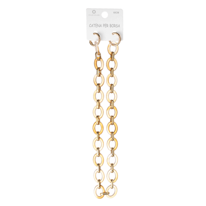 Catena Rotonda Resina 60 cm - CARAMELLO