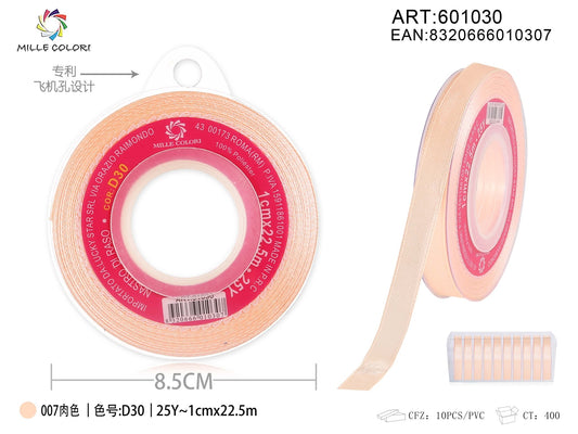 Nastro di Raso Beige Rosato Elegante per Bomboniere e Regali | Mille Colori - WE MAKE DIY - MILLE COLORI