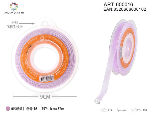 NASTRO ORGANZA 10MM- LILLA - WE MAKE DIY - MILLE COLORI