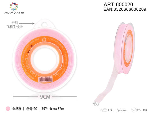 NASTRO ORGANZA - ROSA PASTELLO - WE MAKE DIY - MILLE COLORI