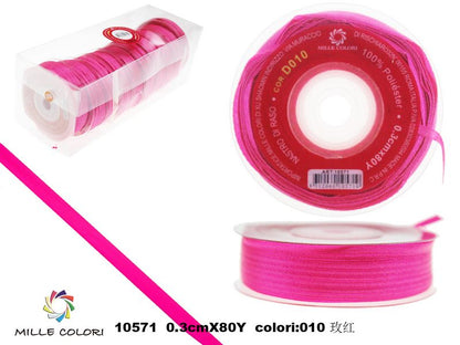 Fucsia – Nastro di Raso – Colori e Misure – Immagine 1 di 5