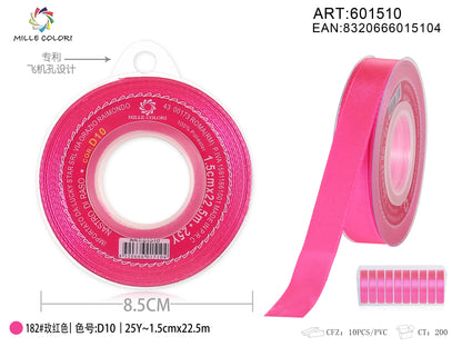 Fucsia – Nastro di Raso – Colori e Misure – Immagine 4 di 5