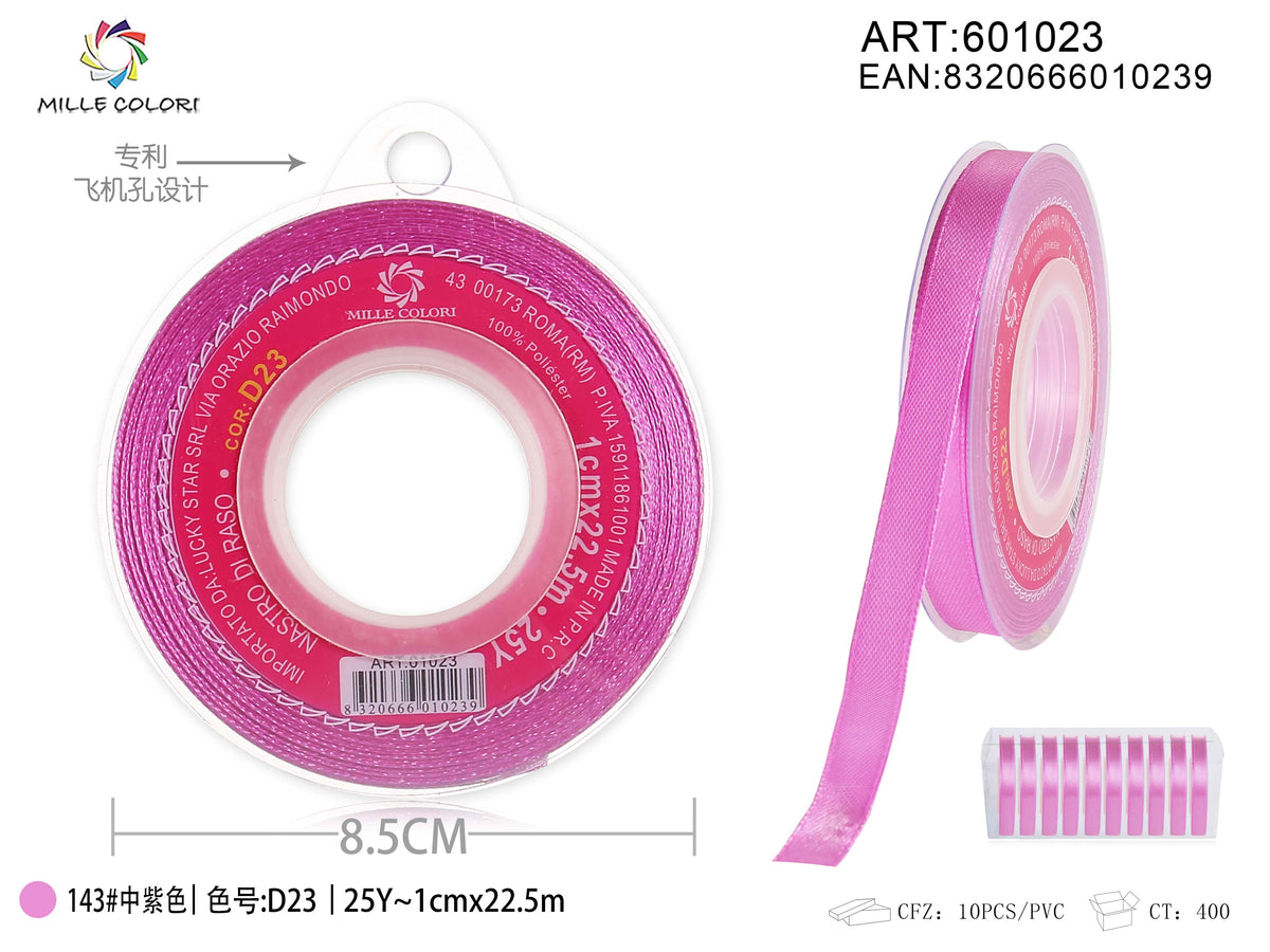 Medium Orchid – Nastro di Raso – Colori e Misure – Immagine 2 di 5
