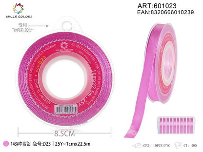 Medium Orchid – Nastro di Raso – Colori e Misure – Immagine 2 di 5
