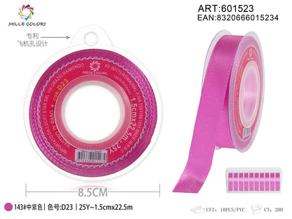 Medium Orchid – Nastro di Raso – Colori e Misure – Immagine 5 di 5