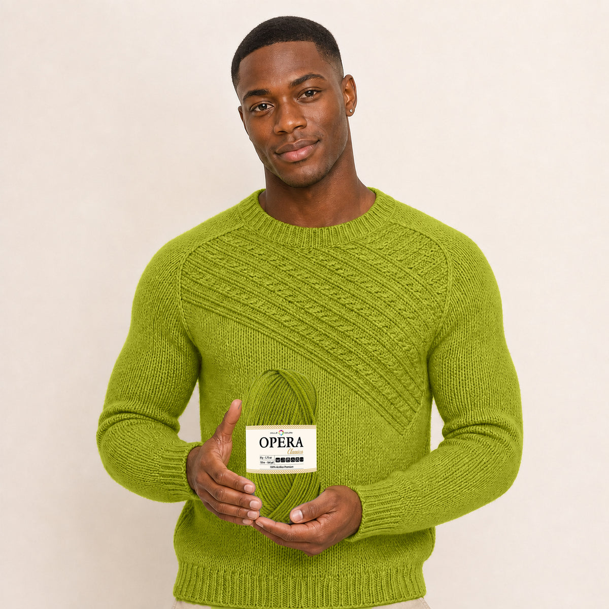 VERDE LIME – Modella con prodotto