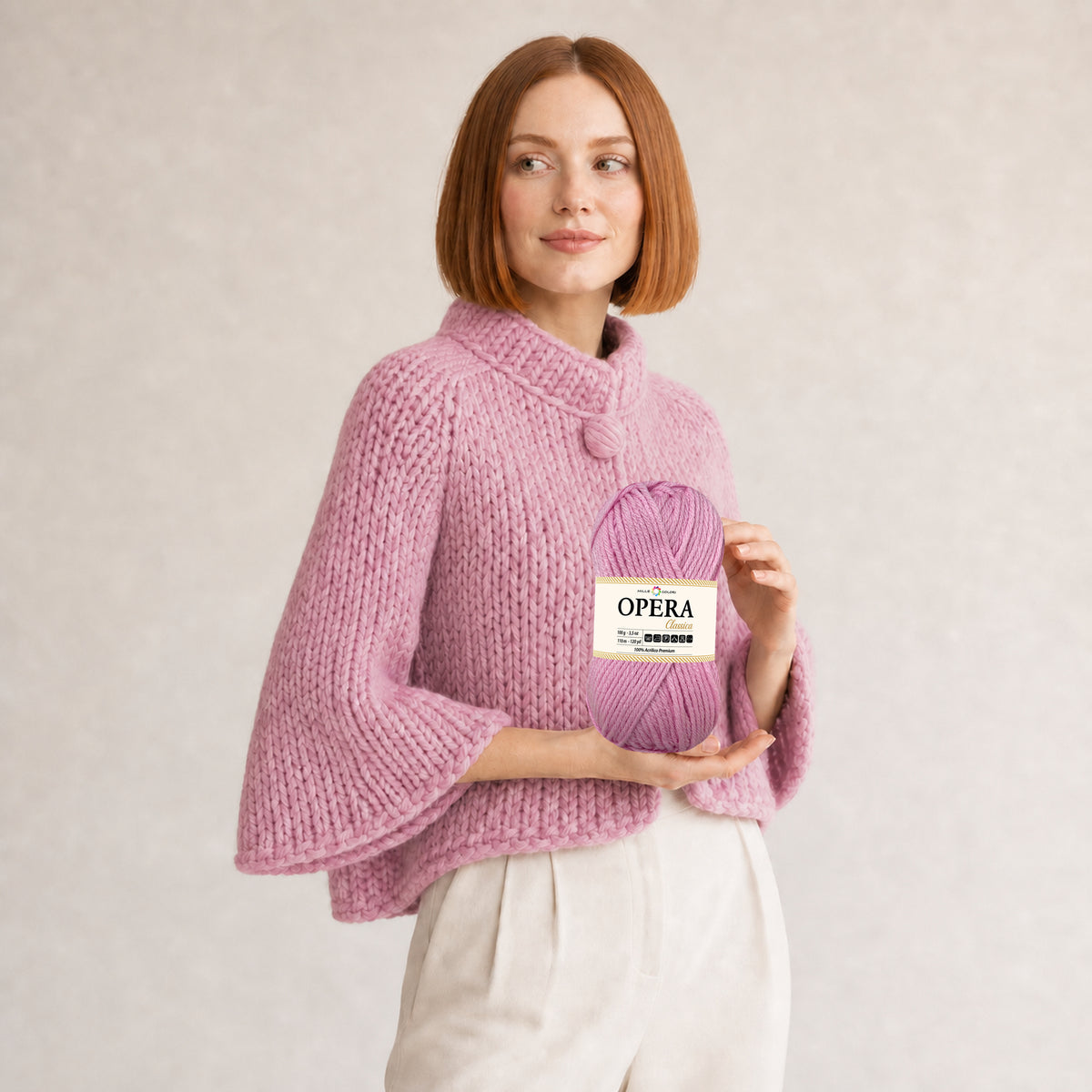 ROSA BABY – Modella con prodotto