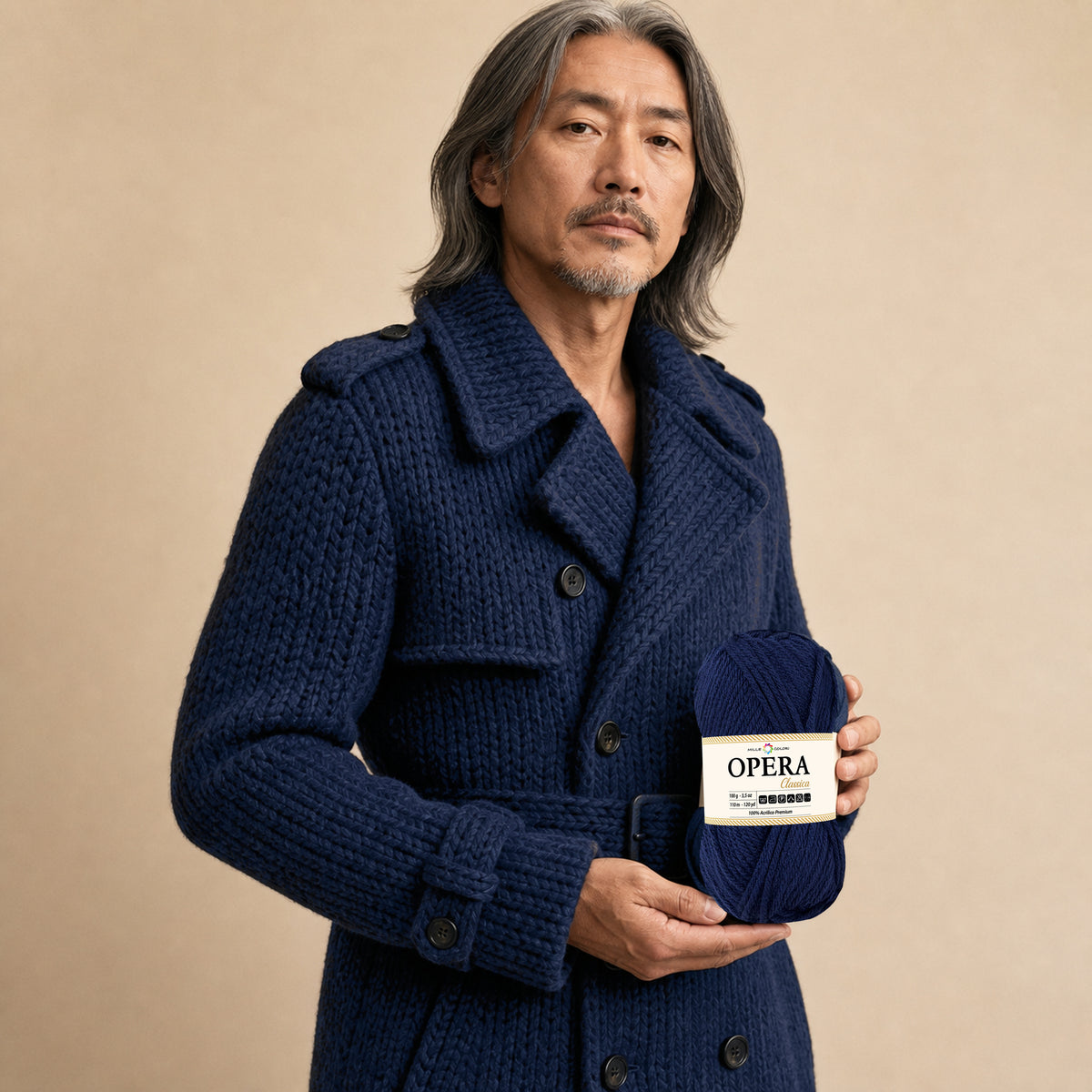 BLU NOTTE – Modella con prodotto