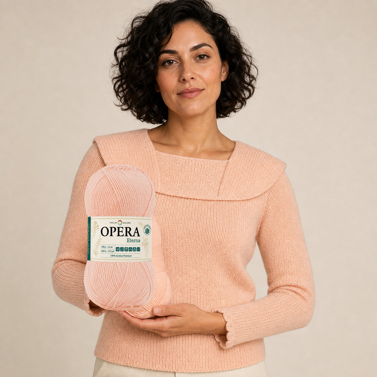 ROSA PESCA – Modella con prodotto