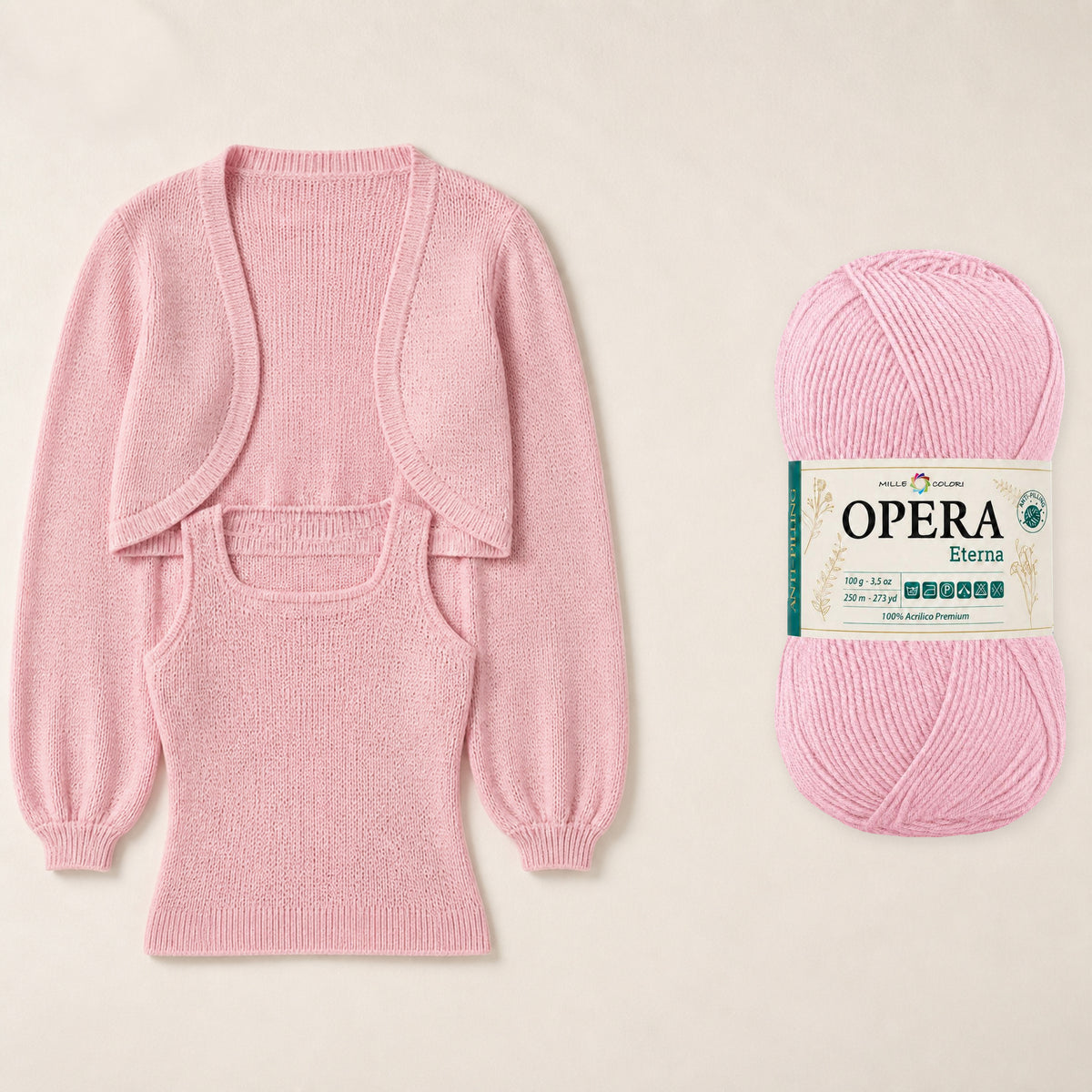 ROSA CONFETTO – Progetto finito con prodotto