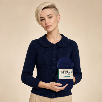 BLU NOTTE – Modella con prodotto
