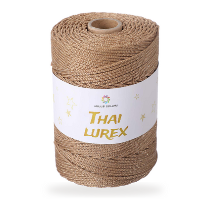 Bronzo Rosato – Cordino Thai Lurex 3 mm 400 g 230 m – Tutti i Colori – Immagine 1 di 3