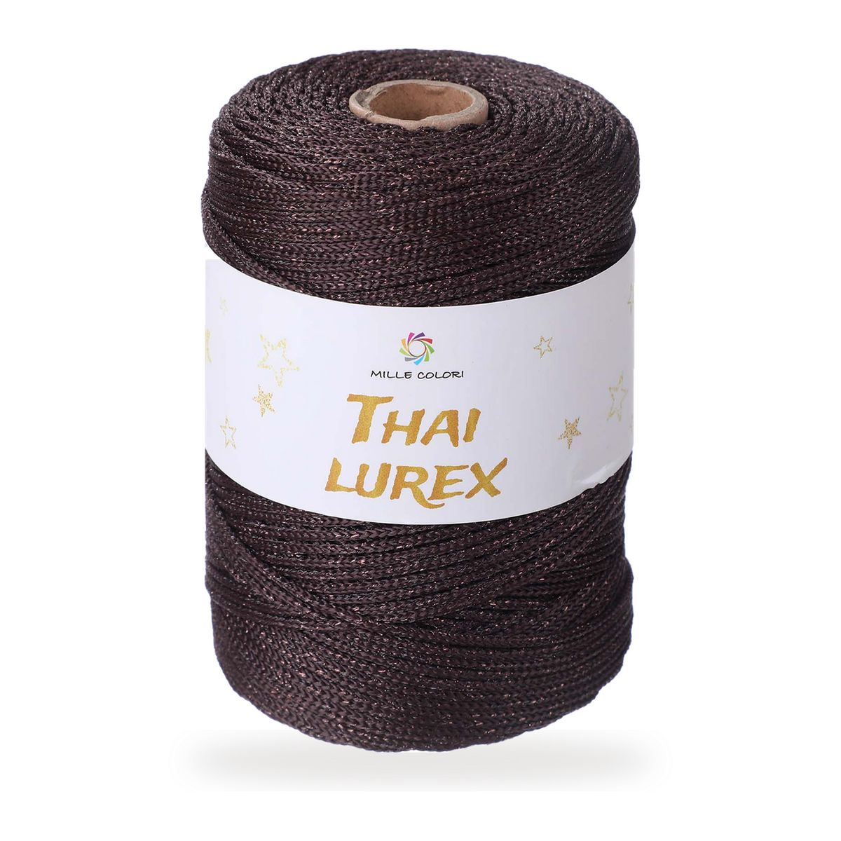 Prugna Scuro – Cordino Thai Lurex 3 mm 400 g 230 m – Tutti i Colori – Immagine 1 di 3