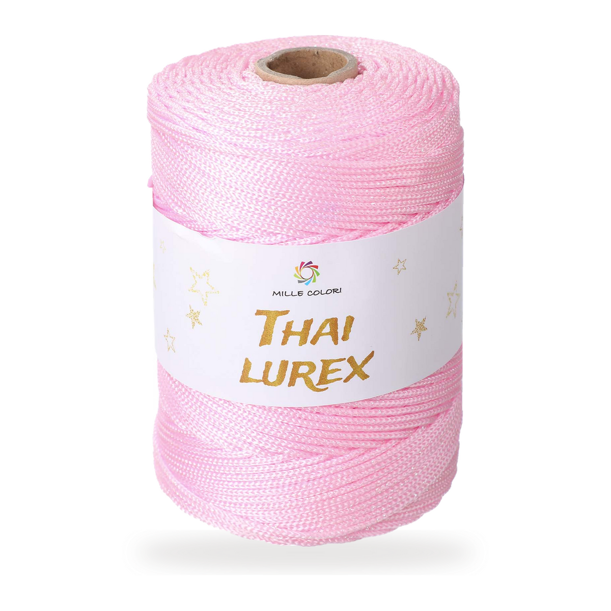 Rosa Chiaro – Cordino Thai Lurex 3 mm 400 g 230 m – Tutti i Colori – Immagine 1 di 3