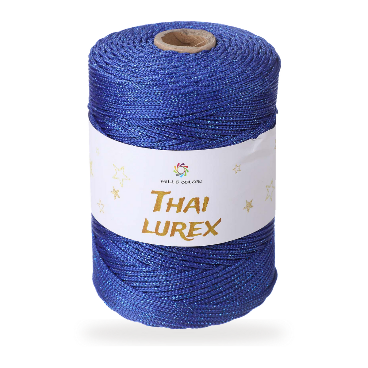 Blu Royal – Cordino Thai Lurex 3 mm 400 g 230 m – Tutti i Colori – Immagine 1 di 3