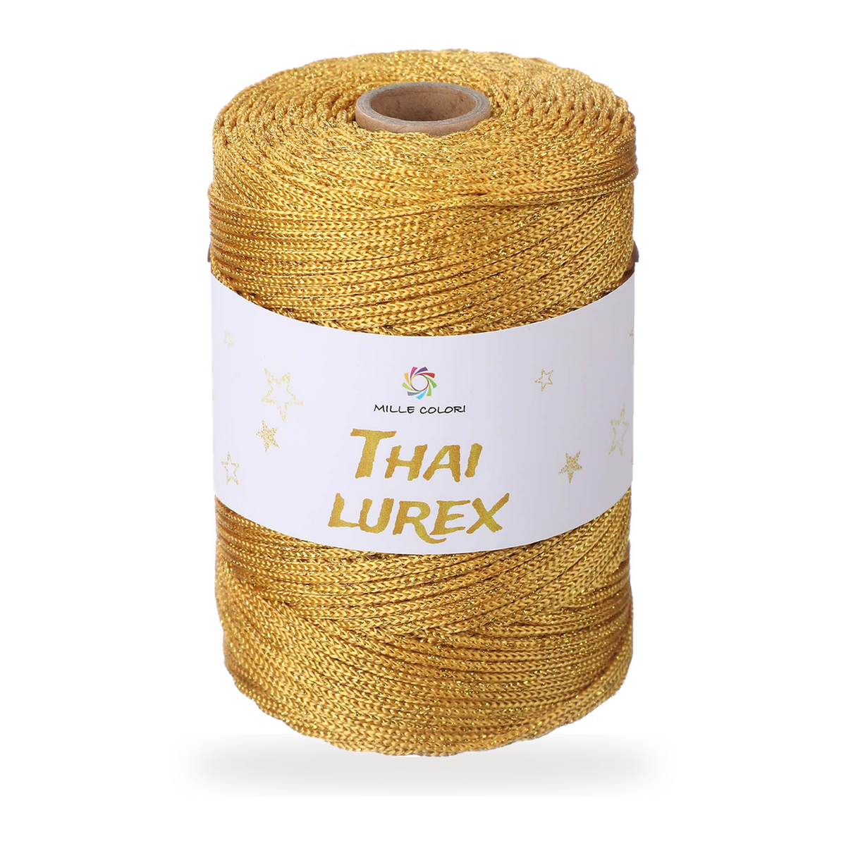Oro – Cordino Thai Lurex 3 mm 400 g 230 m – Tutti i Colori – Immagine 1 di 3