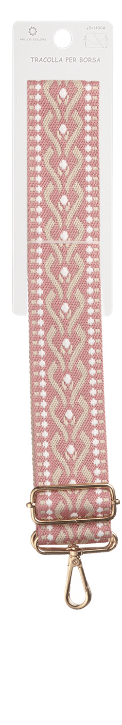 Tracolla regolabile per borsa in tessuto ricamato 140CM 5CM Mille Colori colori 4
