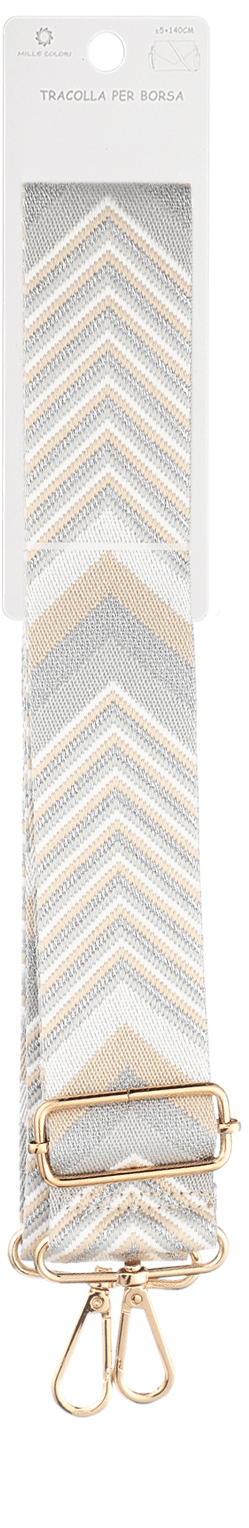Tracolla regolabile per borsa con motivo a freccia chevron 140CM 5CM Mille Colori colori 6
