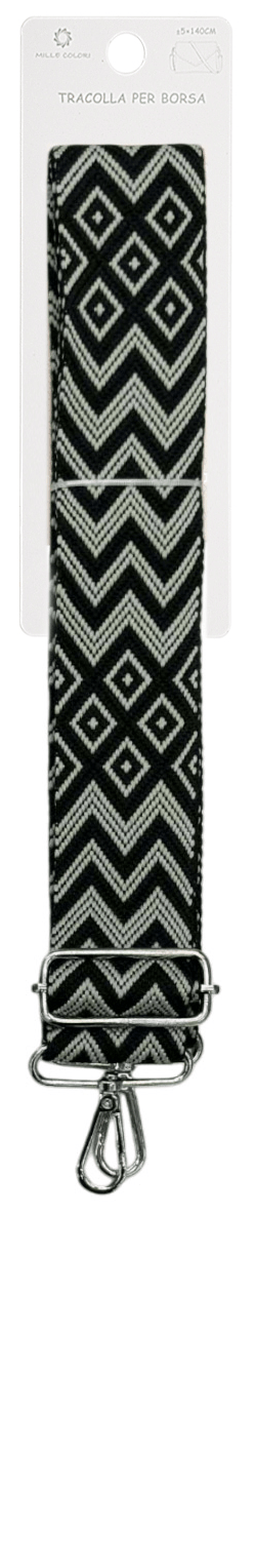Tracolla Regolabile Etnica per Borsa 140cm 5cm- 140cm/5cm colori 7- WE MAKE DIY - MILLE COLORI