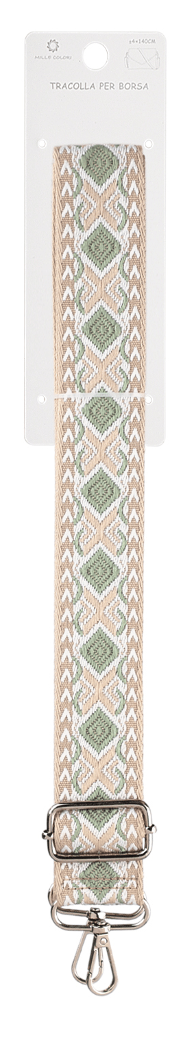 Tracolla regolabile per borsa con ricamo a rombo 140CM 4CM Mille Colori colori 1