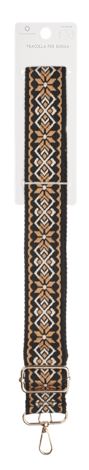 Tracolla regolabile per borsa etnica in tessuto 140CM 4CM Mille Colori colori 5