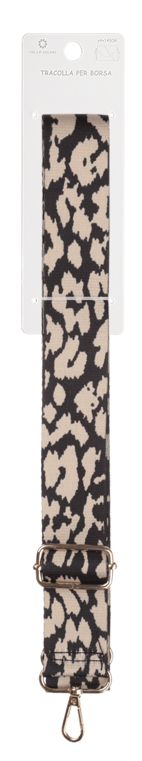 Tracolla regolabile per borsa animalier leopardata 140CM 4CM Mille Colori colori 2