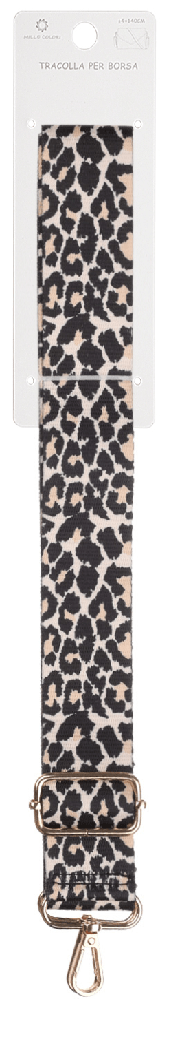 Tracolla regolabile per borsa animalier leopardata 140CM 4CM Mille Colori colori 6